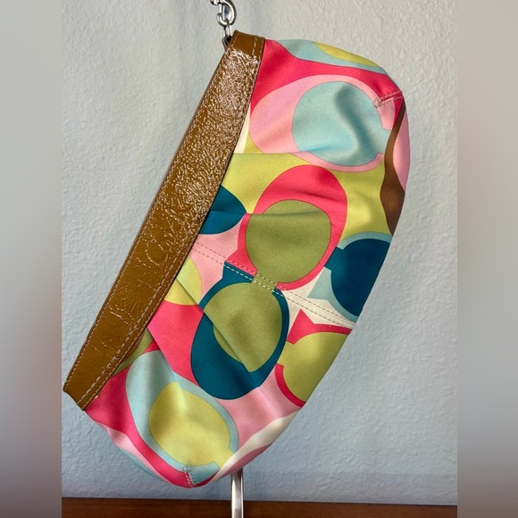 Coach Signature C Sateen Large Wristlet - Picture 2 of 9